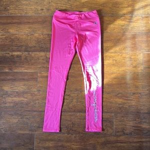 Girls pink champion Activewear pants